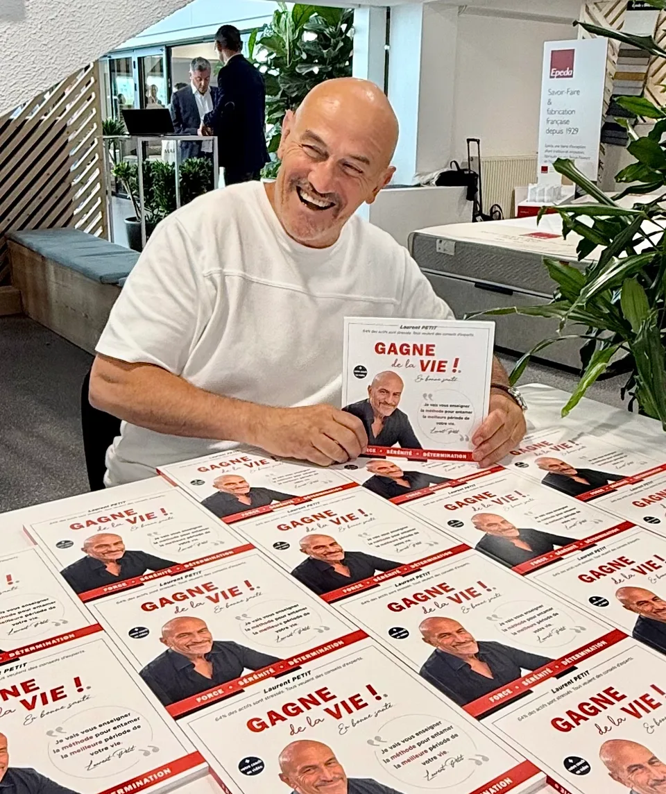 Laurent Petit dédicace son livre « Gagne de la Vie »